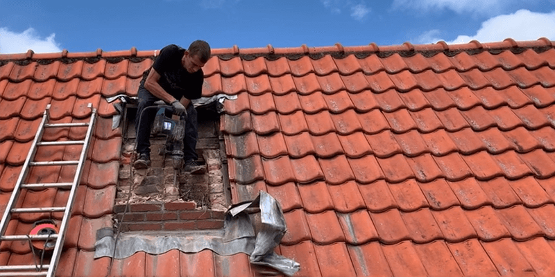 Schoorsteen verwijderen